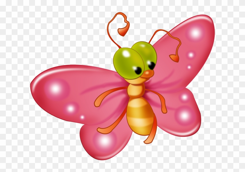 Baby Butterfly Cartoon Clip Art Pictures - Butterfly Clipart With ...