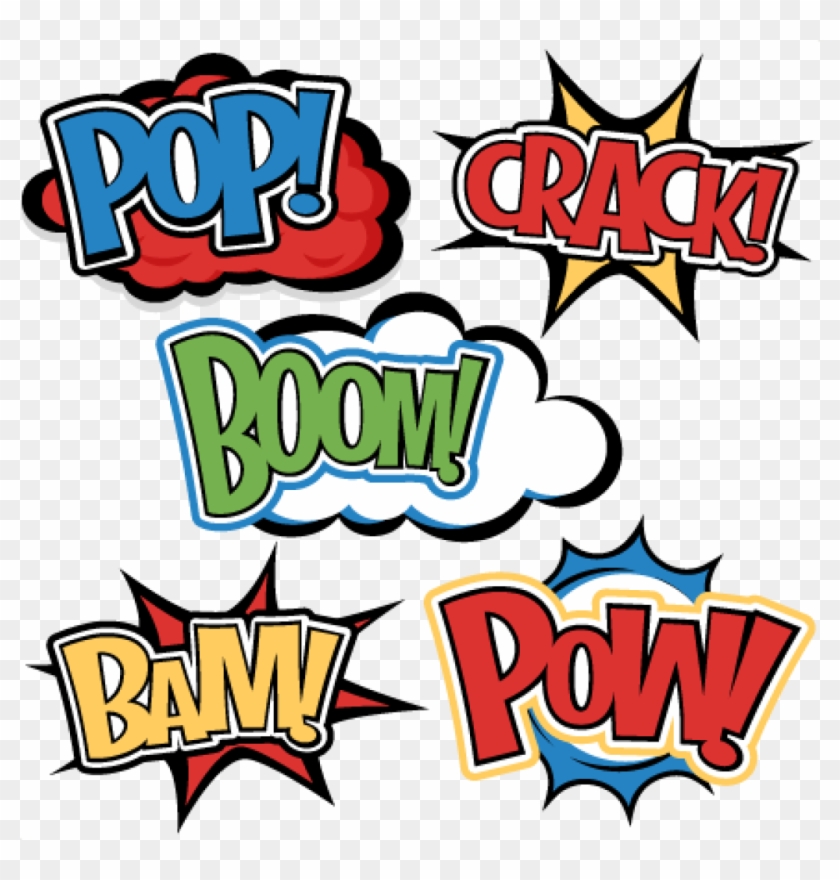 Superhero Word Cutouts Superhero Words Svg Cutting Super Hero Words