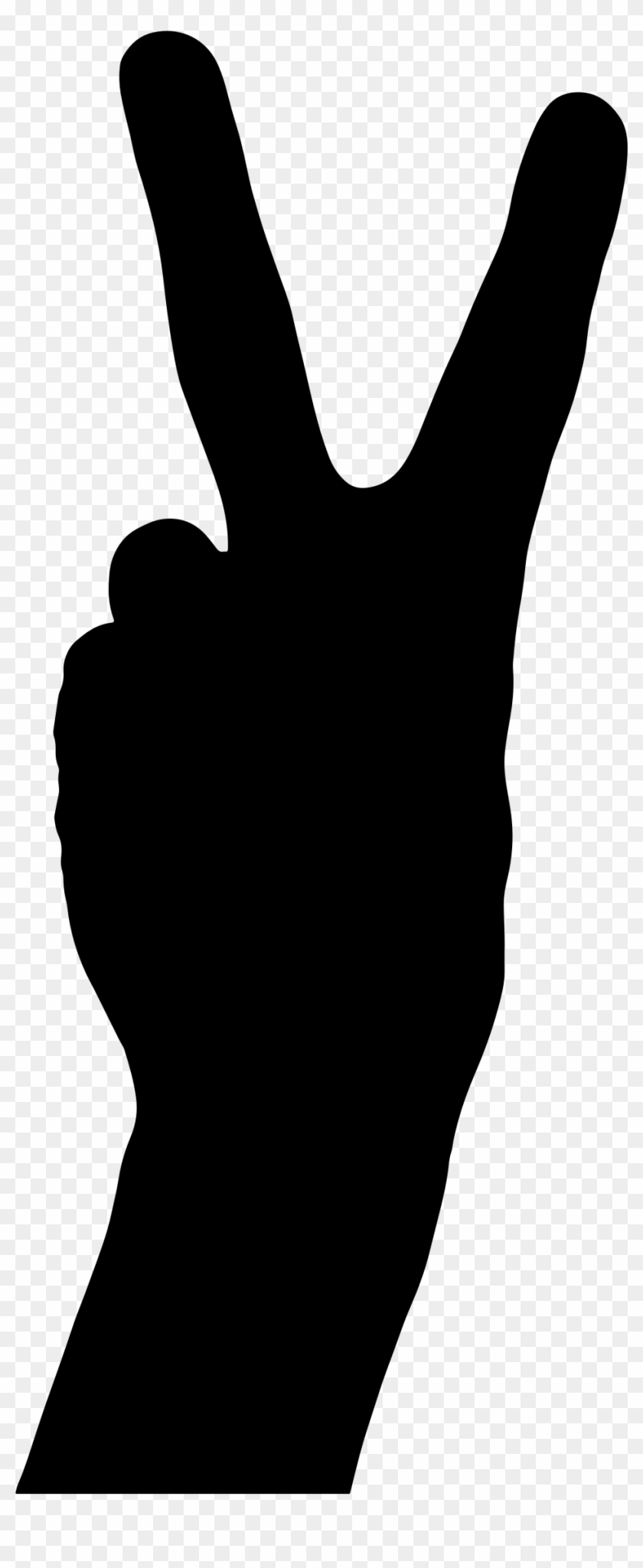 Clipart - 2 Hand Signal Vector #119689