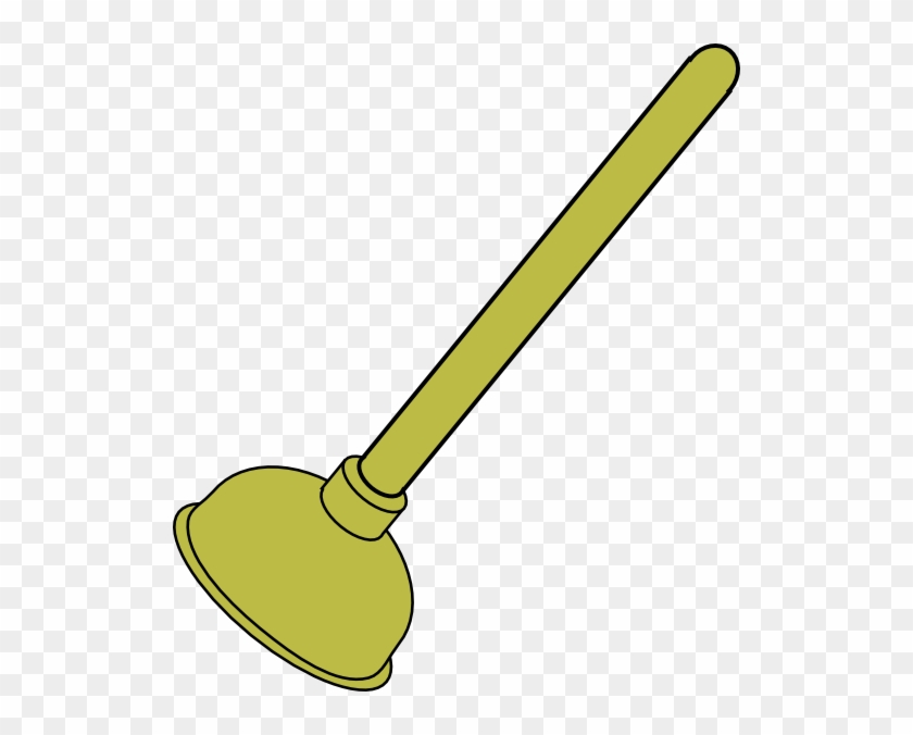 Gold Toilet Plunger Clip Art - Plunger Clip Art #119806