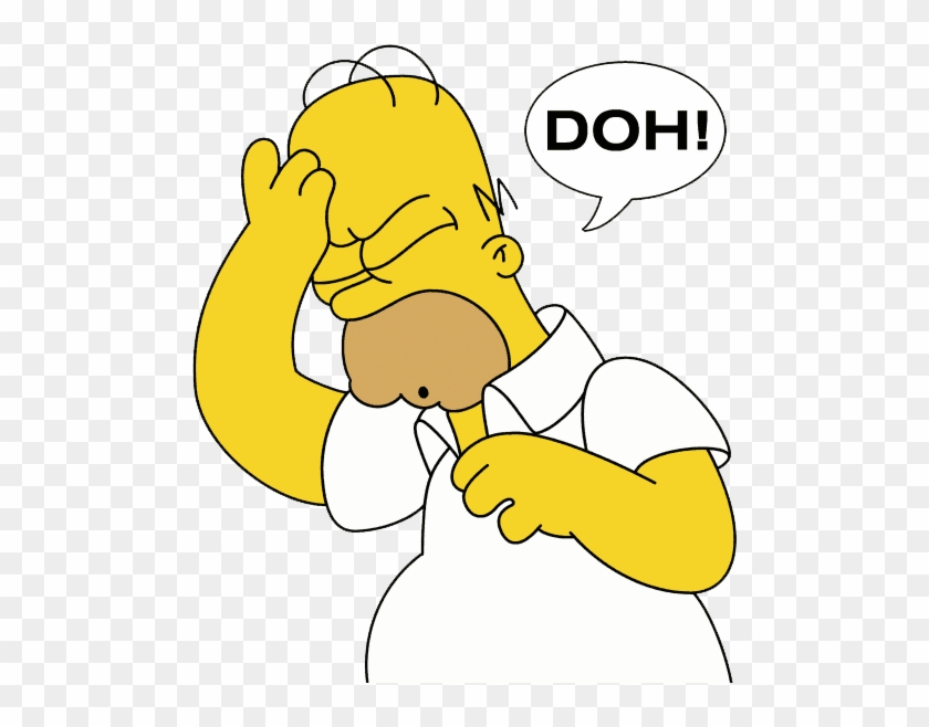 Thanks For The Catch Homer Simpson Doh Sound Free Transparent Png Clipart Images Download