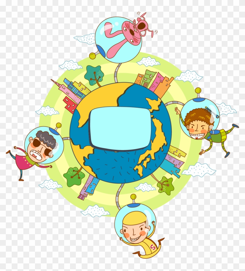 Cartoon Vector Global Village - Cartoon Vector Global Village #637150