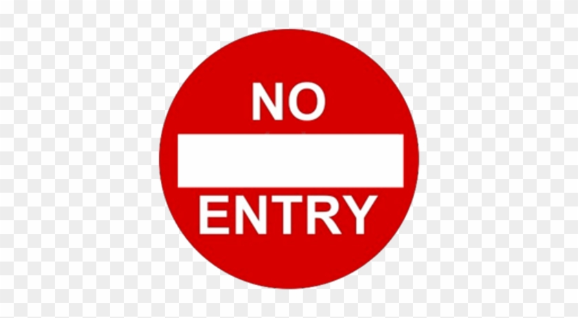 do not enter symbol transparent background