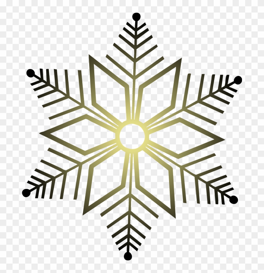 Snowflake Red Green Clip Art - Snowflake Red Green Clip Art #641387