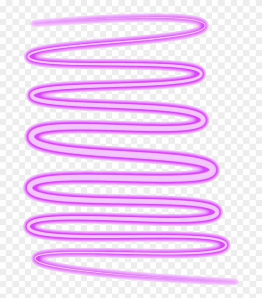 Neon Clipart Swirls - Purple Neon Png #641655