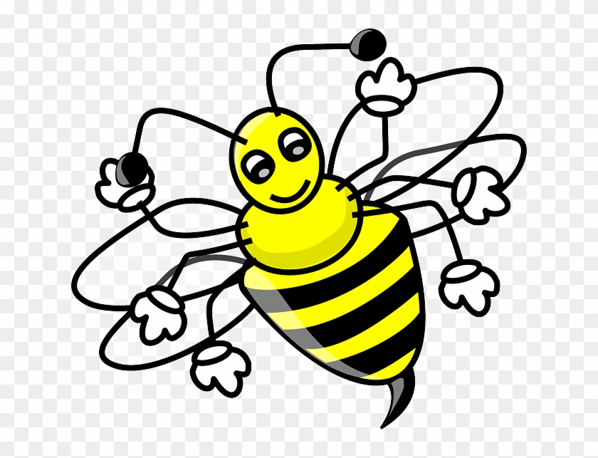 Animals, Honey, Cartoon, Bugs, Bee, Bug, Free, Cute - Custom Cartoon Bee Shower Curtain #643638