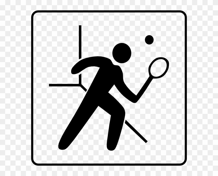 Hotel Has Squash Court Clip Art At Clker - Squash Court Icon #643934