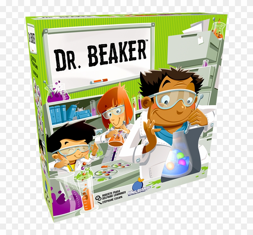 Roberto Fraga / Delphine Lemonnier Illustrator - Blue Orange Games Dr. Beaker Science Speed Logic Board #648200