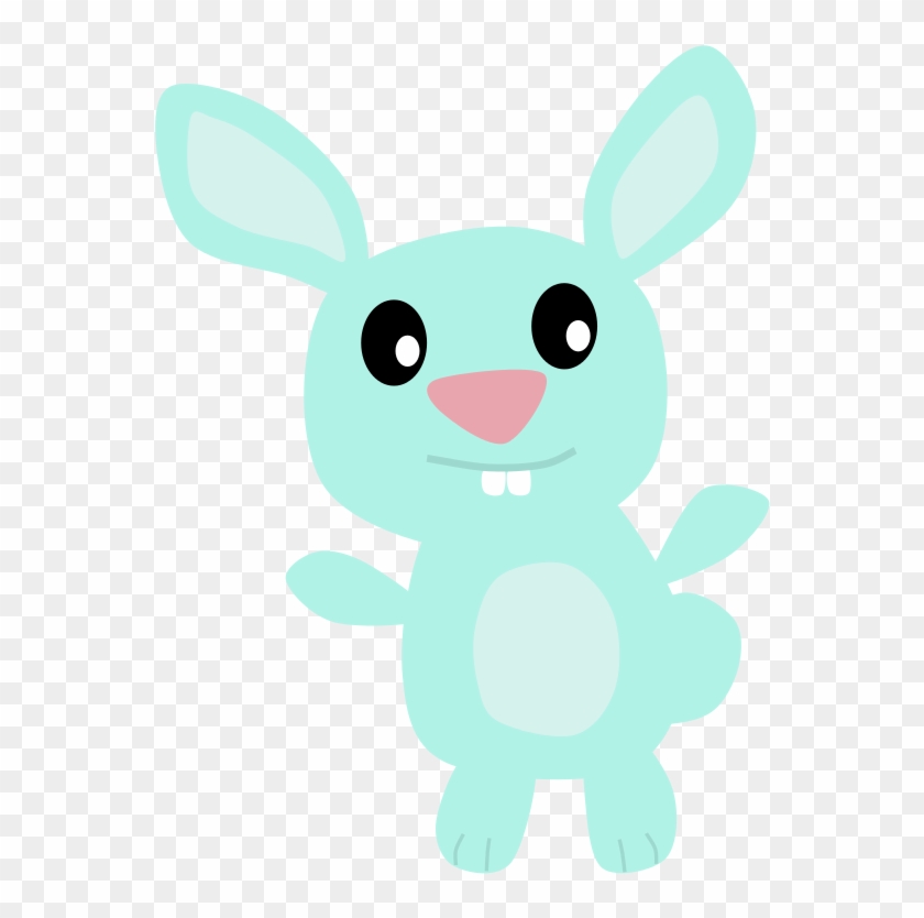 Free Blue Bunny - Clip Art #649322