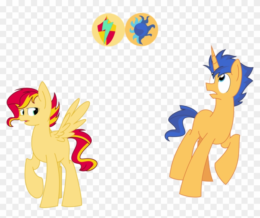 My Little Pony Flash Sentry And Sunset Shimmer - Mlp Flash Sentry And Sunset Shimmer #649427
