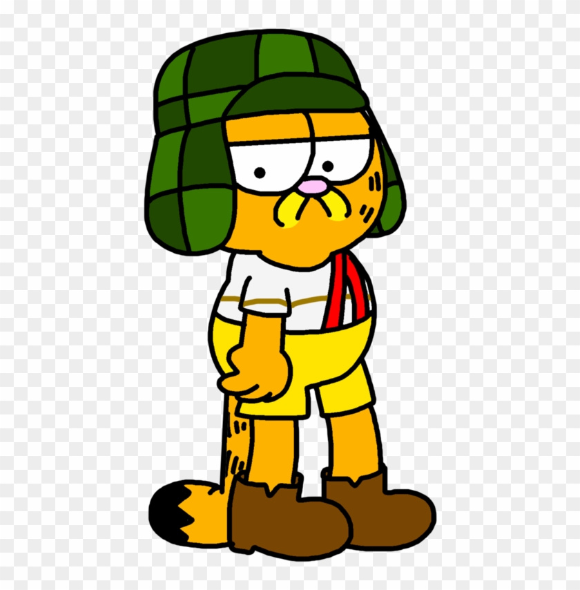 Garfield As El Chavo By Marcospower1996 - Garfield As El Chavo By Marcospower1996 #649860