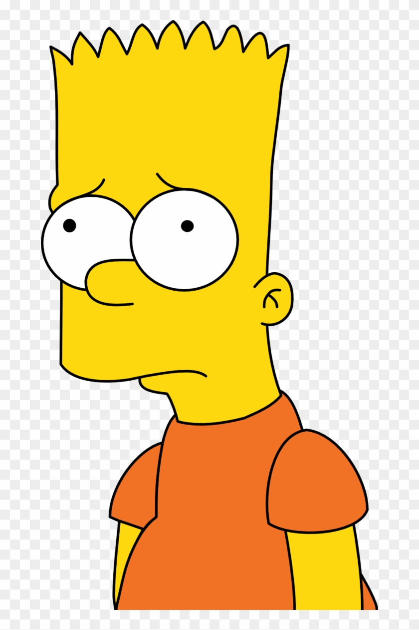 Bart Disappointed By Mighty355 Bart Simpson Sad Png