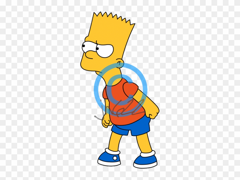 Angry Bart By Jh622 - Cartoon - Full Size PNG Clipart Images Download