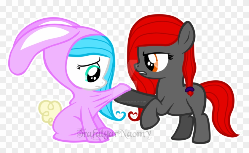 {oc/rpc My Little Pony} Angel And Devil By Trafalgarnaomy - Devil #651553