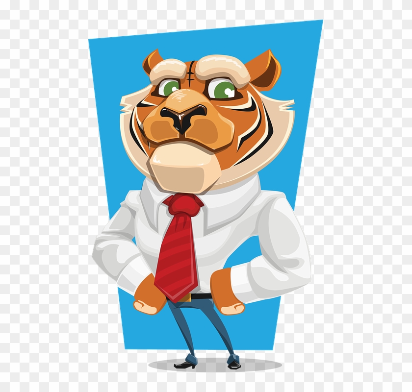 Wonder Woman Clipart 25, Buy Clip Art - Tiger In Business Suit #652554