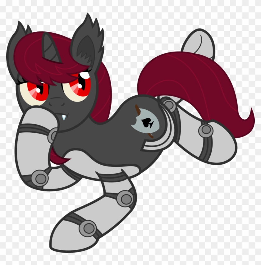 Age3rcm, Bat Pony, Cyborg, Fallout Equestria, Oc, Oc - Cartoon #652664