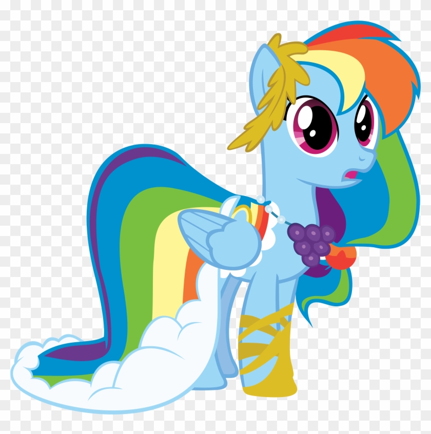 Uploaded - Rainbow Dash In A Dress #654098