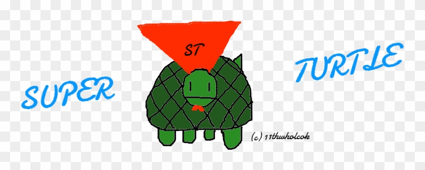 Super Turtle By 11thwholock - Illustration #656101