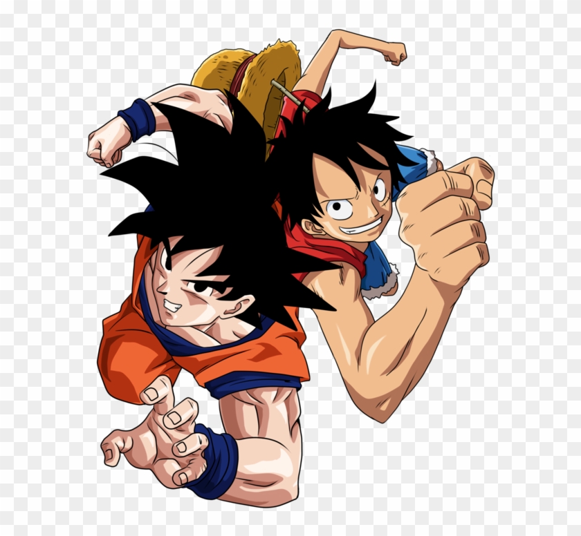 Goku And Luffy Png By Kekoart97 - Luffy And Goku #657820