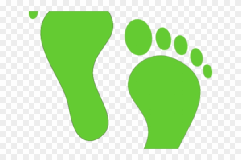 Footprints Clipart Foot Print - Tapak Kaki Clipart #657852