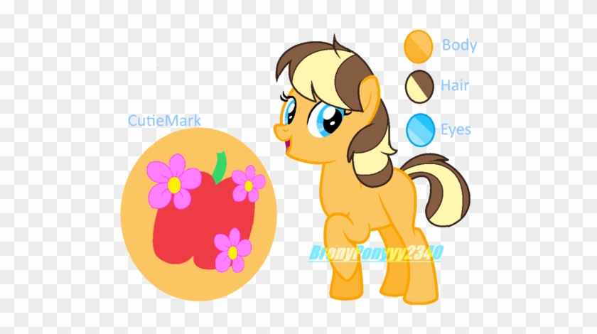 Mlp Ng Apple Flower By Bronyponyyy2340 - Cartoon #659744