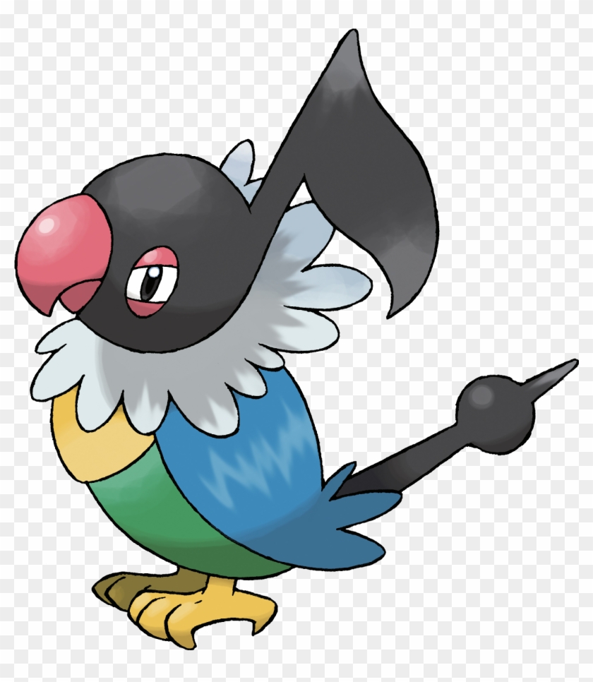 Chatot Pokemon Diamond & Pearl Official Art - Pokemon Chatot #660131