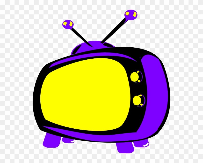 Tv Clipart Purple - Color #660522