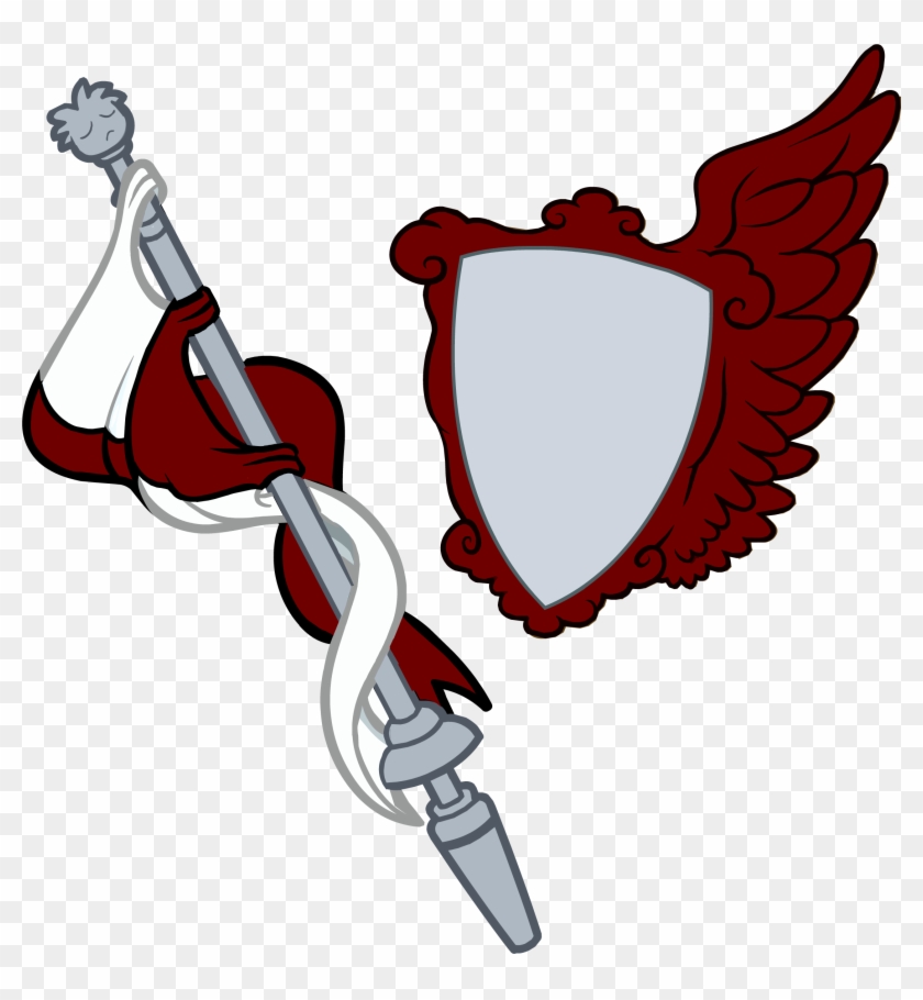 Epic Staff And Shield - Escutcheon #660551