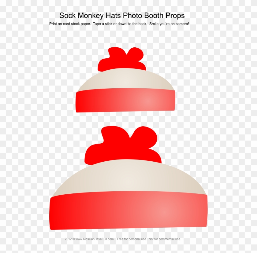 Sock Monkey Hats Photo Booth Props - Sock Monkey #660756