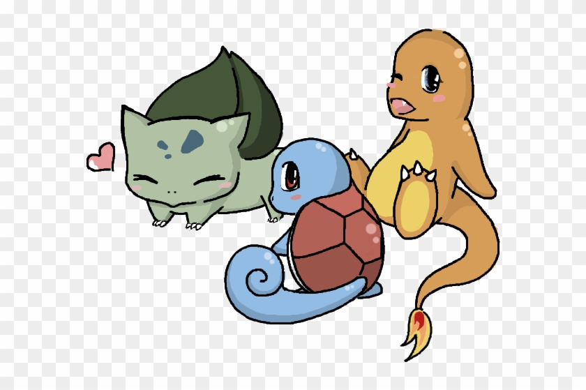 Kanto Starters By Graffiti-blaze - Kanto #662058