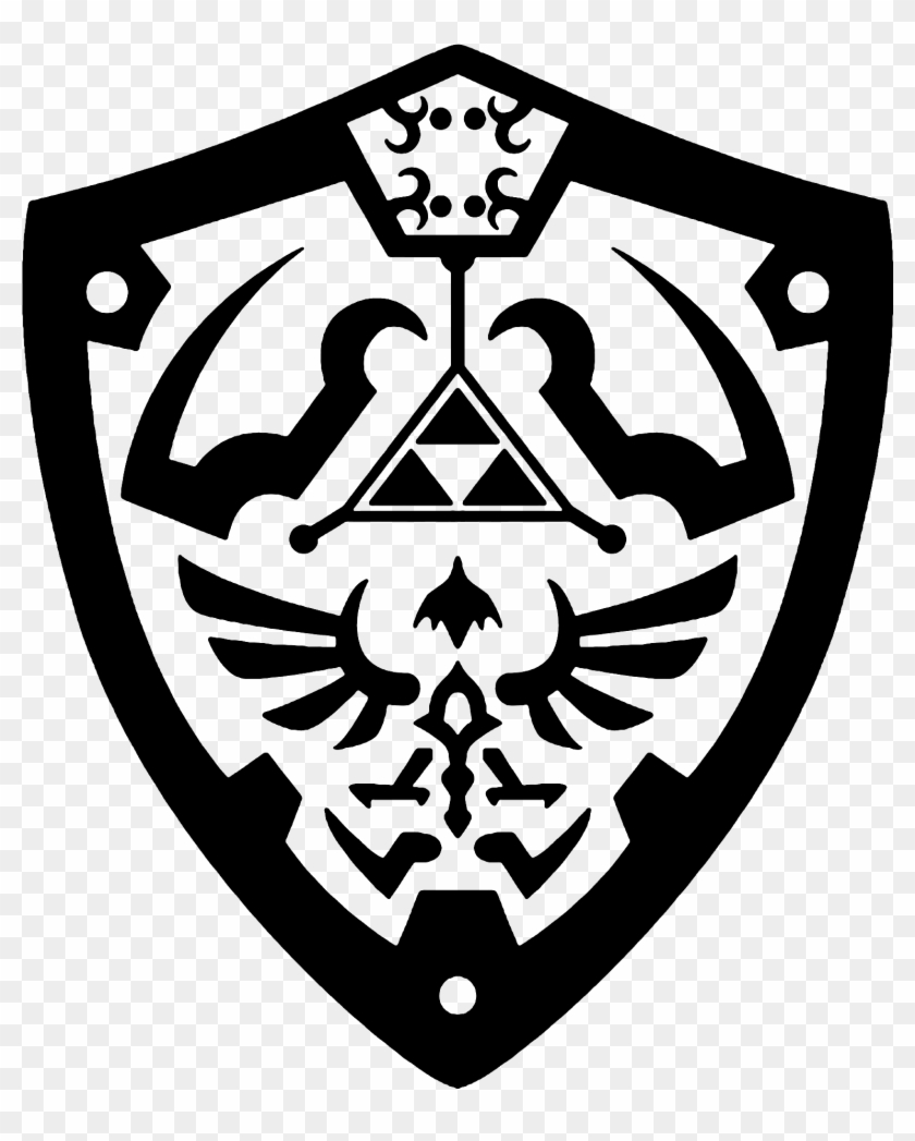 Hylian Shield Vector By Reptiletc - Hylian Shield Vector #663627