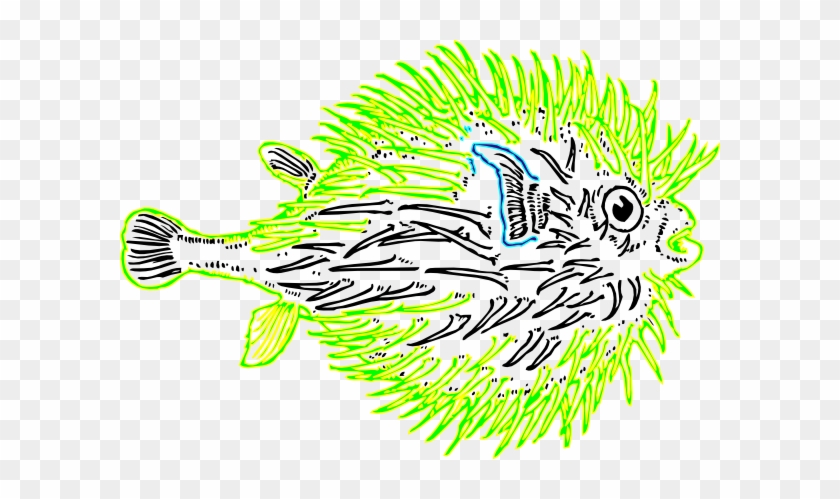 Blowfish Coloring Page #663881