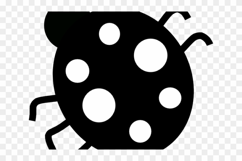 Black Ladybug Cliparts - White #663923