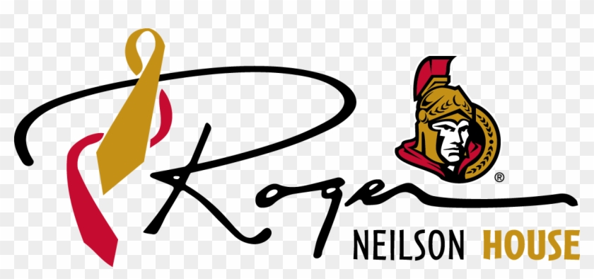 Roger Neilson House Is One Of Only Six Pediatric Care - Nhl Ottawa Senators Multi-use Colored Decal, 5" X 6" #664731