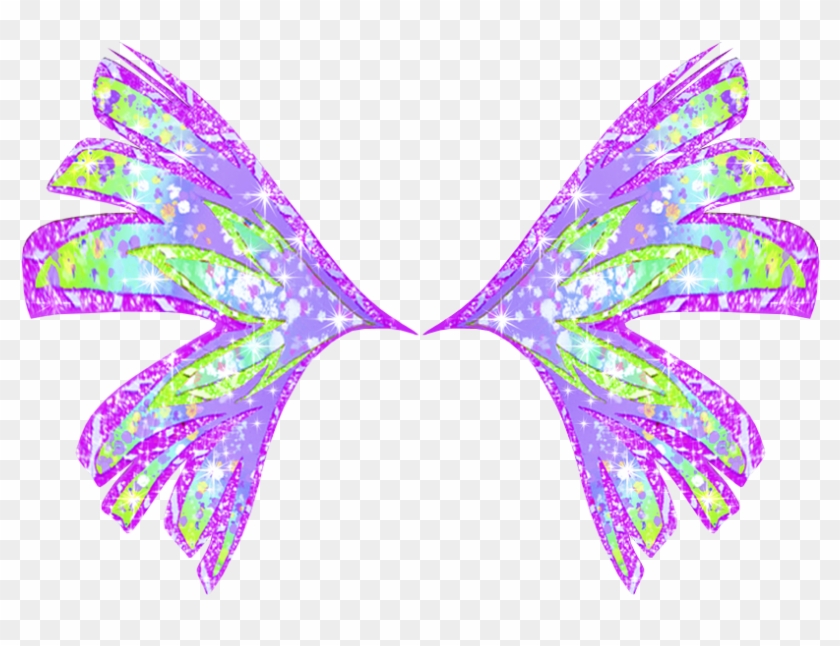 Flora Sirenix 3d Wings By Winx1243 Psd Free Transparent Png - winx flora roblox