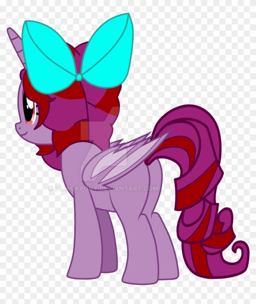 Izaackpony, Bat Pony, Bat Pony Alicorn, Bow, Female, - Cartoon #666303