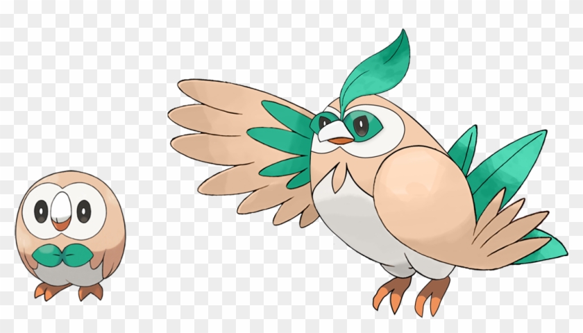 Made A Rowlet Evo To Go With My Litten Evo - Pokemon Sun - Digital Download #666561