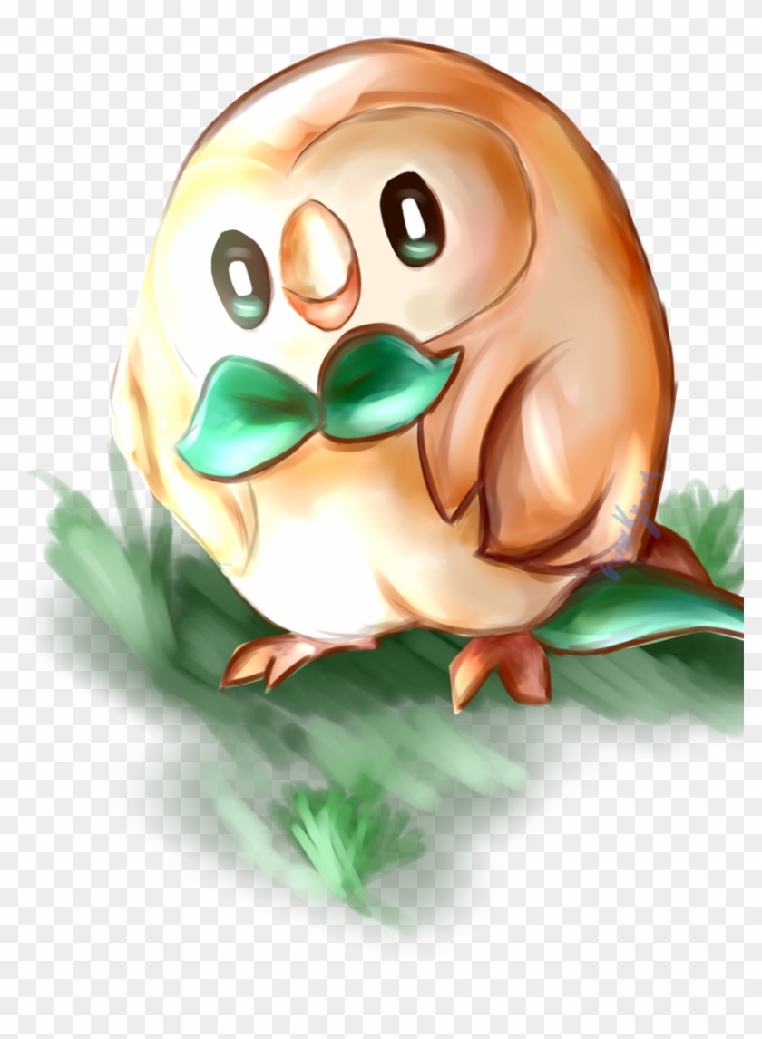 Pokemon Sun/moon [rowlet] By Ginakyona - Pokémon Sun And Moon #666726