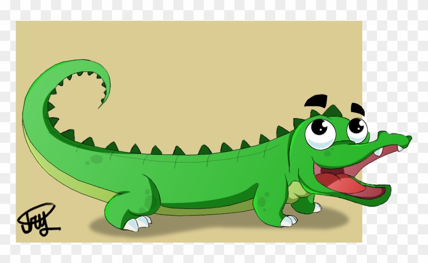 Tiny Ally'gator By Jayworx - Cartoon - Free Transparent Png Clipart 