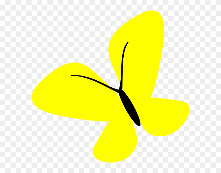 Clipart Butterfly Yellow Png #668421