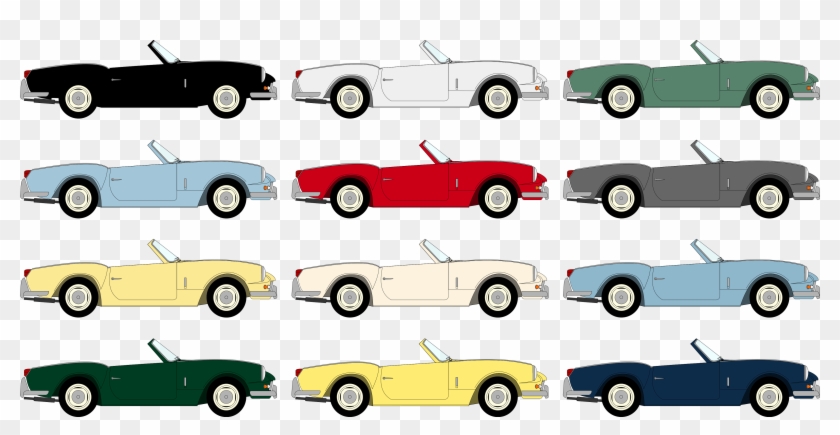 Triumph Spitfire 4 Colors - Teinte De Triumph Tr3 #671424