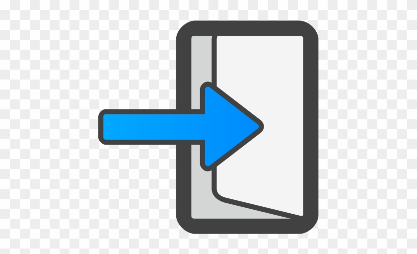 Door Login Icon Image - Sign In Icon Png #671909