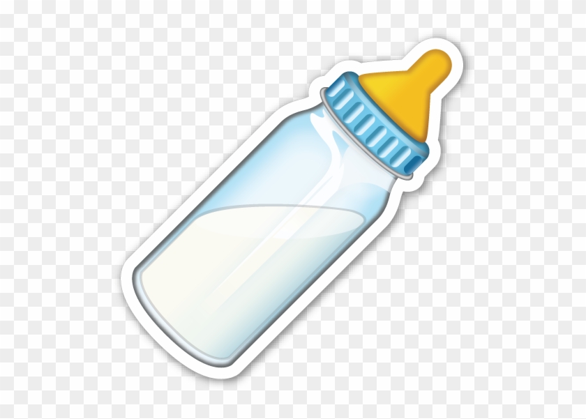 Ink Bottle And Quill Clipart - Baby Bottle Emoji Png #674518