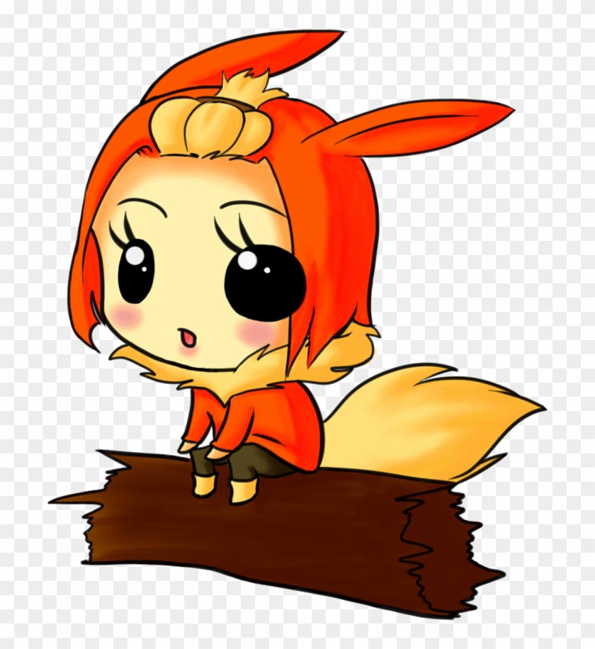 Flareon Chibi By Twiggy-rapture - Cartoon #678077