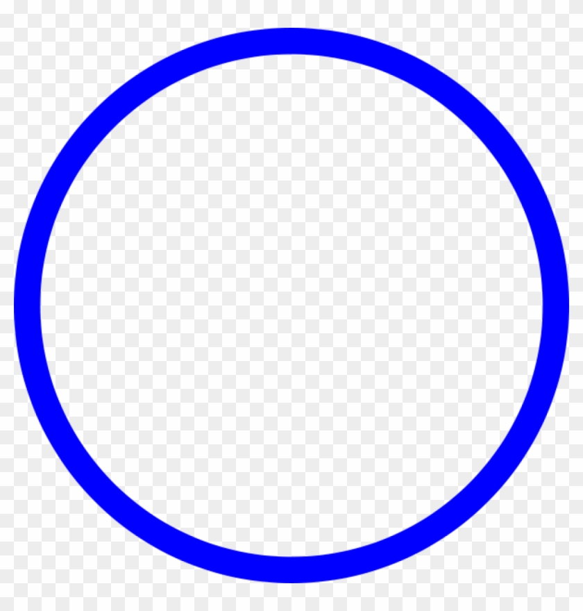 This Free Clip Arts Design Of Blue Circle Vector - Circle #124525