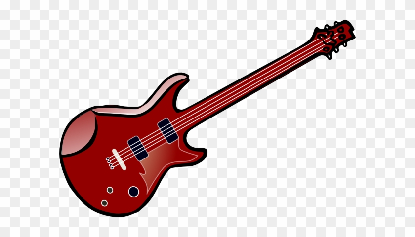 Guitar Vector Clip Art - Electric Guitar Clip Art #124701