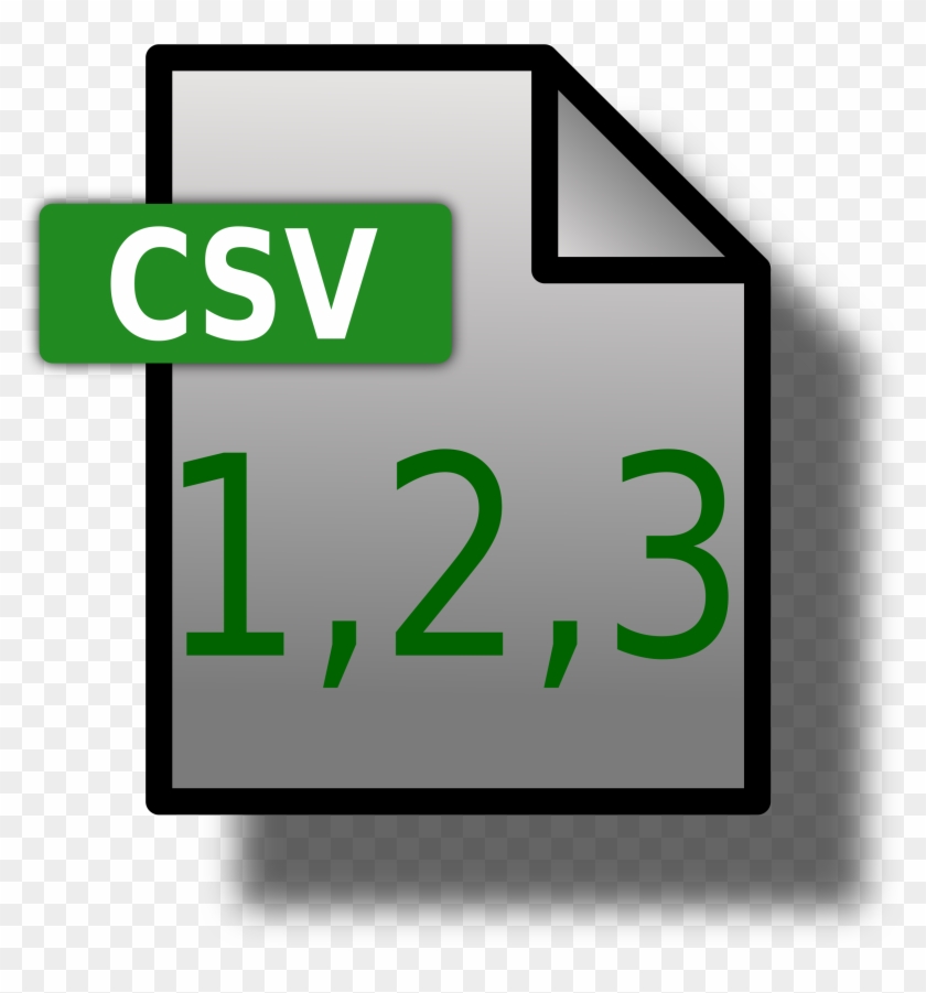 Big Image - Csv File Clipart #126411