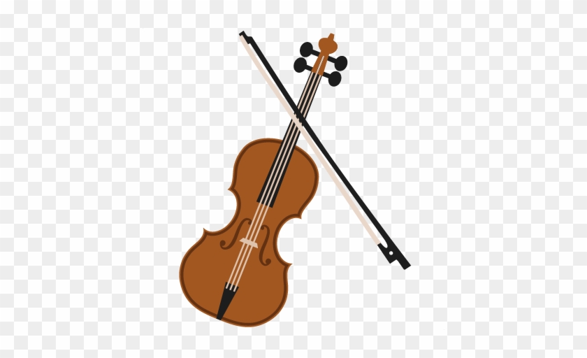 Amazing Violin Clipart Violin Svg Scrapbook Cut File - Clipart Violin #126522