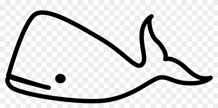 Whale Clipart Black And White Clipart Panda Free Clipart - Outline Of A Whale #129022