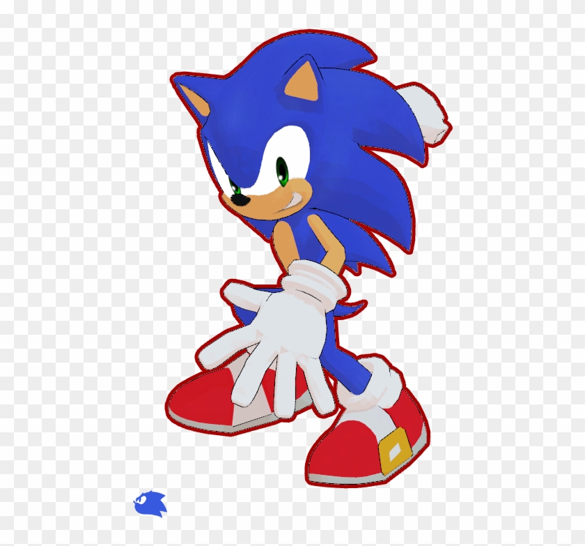 Sonic Adventure 2 ~ Sonic Alone By Apc-vdo - Cartoon - Free Transparent ...